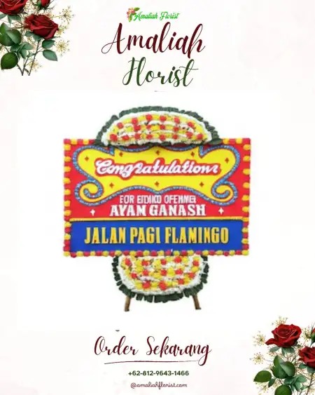 Sewa Papan Bunga Ujung Bulu